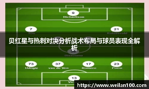 贝红星与热刺对决分析战术布局与球员表现全解析