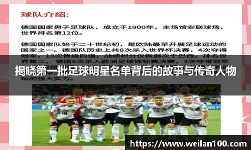 揭晓第一批足球明星名单背后的故事与传奇人物